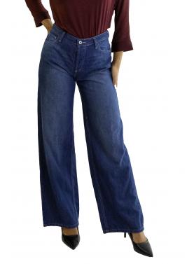 Jeans a gamba larga con vita alta  Please 